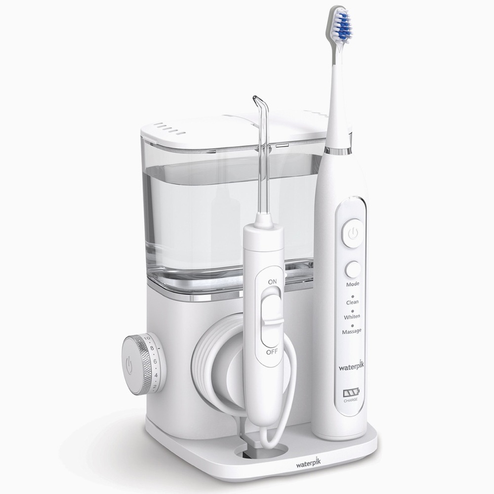Waterpik Complete Care 9.0 Sonic Electric Toothbrush with Water Flosser, White🤩